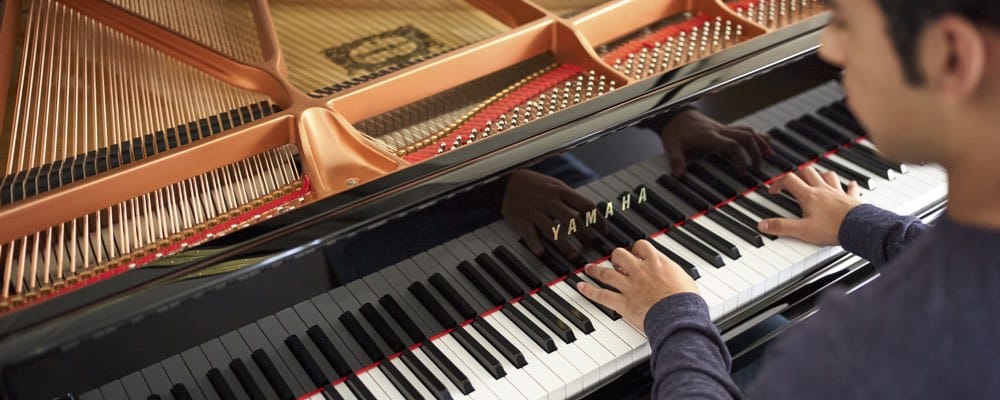صدای رسا در پیانو آکوستیک رویال سری GB1K یاماها