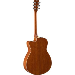 yamaha-acoustic-guitar-FSX820C-brown-sunburst-back